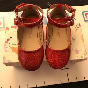 Laura Ashley Red Ballet Shoes